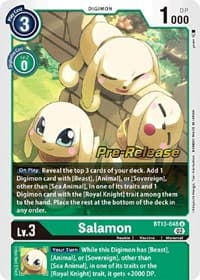 Salamon - Versus Royal Knights Pre-Release Cards - Digimon Card Game card