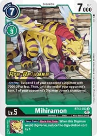 Mihiramon - Versus Royal Knights Pre-Release Cards - Digimon Card Game card