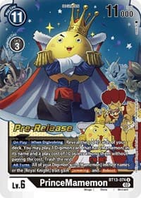 PrinceMamemon - Versus Royal Knights Pre-Release Cards - Digimon Card Game card