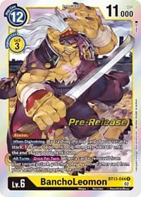 BanchoLeomon - Versus Royal Knights Pre-Release Cards - Digimon Card Game card