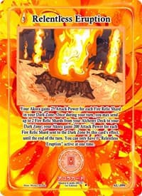 Relentless Eruption - Afelium Unleashed [1st Edition] - Akora TCG card