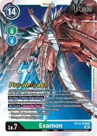 Examon - Versus Royal Knights Pre-Release Cards - Digimon Card Game card