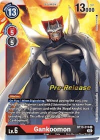 Gankoomon - Versus Royal Knights Pre-Release Cards - Digimon Card Game card
