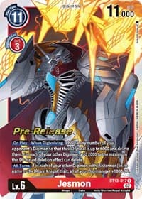 Jesmon - Versus Royal Knights Pre-Release Cards - Digimon Card Game card