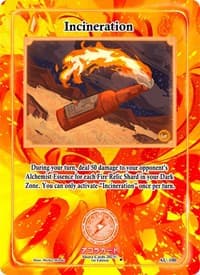 Incineration - Afelium Unleashed [1st Edition] - Akora TCG card