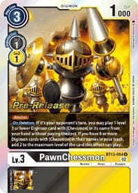 PawnChessmon - BT13-064 - Versus Royal Knights Pre-Release Cards - Digimon Card Game card