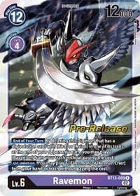 Ravemon - Versus Royal Knights Pre-Release Cards - Digimon Card Game card