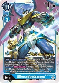UlforceVeedramon - Versus Royal Knights Pre-Release Cards - Digimon Card Game card