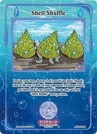 Shell Shuffle (Holo) - Afelium Unleashed [1st Edition] - Akora TCG card