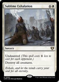 Sublime Exhalation - Commander Masters - Magic: The Gathering card