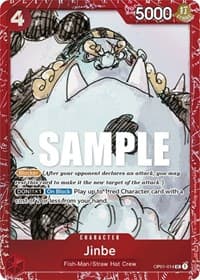 Jinbe (Premium Card Collection -ONE PIECE FILM RED Edition-) - One Piece Promotion Cards - One Piece Card Game card