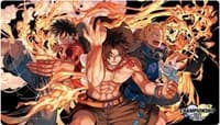 One Piece Card Game: Ace/Sabo/Luffy Playmat - Bandai Playmats - Playmats card