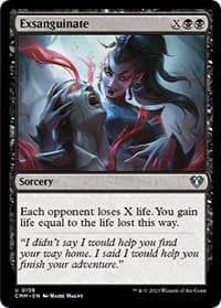 Exsanguinate - Commander Masters - Magic: The Gathering card