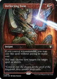 Deflecting Swat (Borderless) - Commander Masters - Magic: The Gathering card