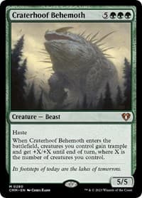 Craterhoof Behemoth - Commander Masters - Magic: The Gathering card