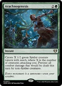 Arachnogenesis - Commander Masters - Magic: The Gathering card