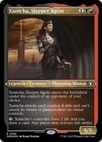 Xantcha, Sleeper Agent (Foil Etched) - Commander Masters - Magic: The Gathering card