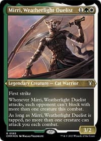Mirri, Weatherlight Duelist (Foil Etched) - Commander Masters - Magic: The Gathering card