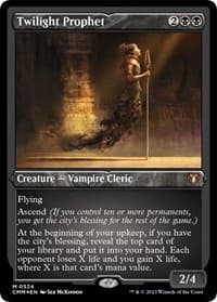 Twilight Prophet (Foil Etched) - Commander Masters - Magic: The Gathering card