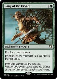 Song of the Dryads - Commander Masters - Magic: The Gathering card