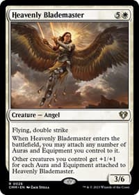 Heavenly Blademaster - Commander Masters - Magic: The Gathering card