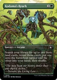Kodama's Reach (Borderless) - Commander Masters - Magic: The Gathering card