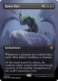 Grave Pact (Borderless) - Commander Masters - Magic: The Gathering card