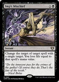 Imp's Mischief - Commander Masters - Magic: The Gathering card