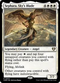 Sephara, Sky's Blade - Commander Masters - Magic: The Gathering card