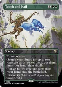 Tooth and Nail (Borderless) - Commander Masters - Magic: The Gathering card