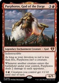 Purphoros, God of the Forge - Commander Masters - Magic: The Gathering card