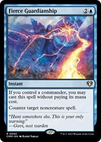 Fierce Guardianship - Commander Masters - Magic: The Gathering card