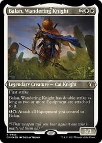 Balan, Wandering Knight (Foil Etched) - Commander Masters - Magic: The Gathering card