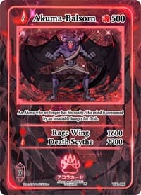 Akuma-Balsorn - Warped Crusaders [1st Edition] - Akora TCG card