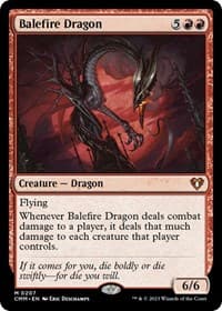 Balefire Dragon - Commander Masters - Magic: The Gathering card
