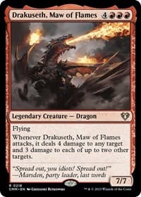 Drakuseth, Maw of Flames - Commander Masters - Magic: The Gathering card