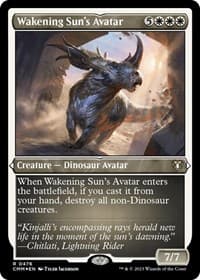 Wakening Sun's Avatar (Foil Etched) - Commander Masters - Magic: The Gathering card
