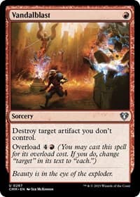 Vandalblast - Commander Masters - Magic: The Gathering card