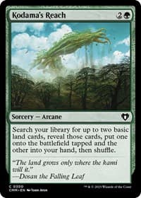 Kodama's Reach - Commander Masters - Magic: The Gathering card