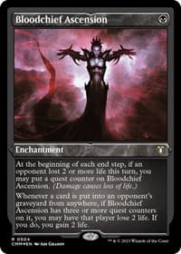 Bloodchief Ascension (Foil Etched) - Commander Masters - Magic: The Gathering card