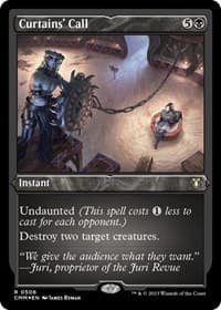 Curtains' Call (Foil Etched) - Commander Masters - Magic: The Gathering card