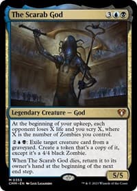 The Scarab God - Commander Masters - Magic: The Gathering card