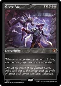 Grave Pact (Foil Etched) - Commander Masters - Magic: The Gathering card