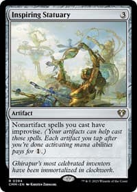 Inspiring Statuary - Commander Masters - Magic: The Gathering card