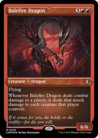 Balefire Dragon (Foil Etched) - Commander Masters - Magic: The Gathering card