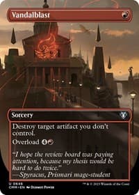 Vandalblast (Borderless) - Commander Masters - Magic: The Gathering card