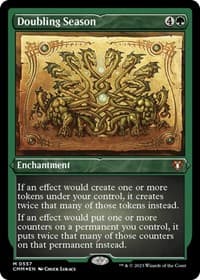 Doubling Season (Foil Etched) - Commander Masters - Magic: The Gathering card