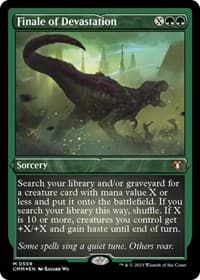 Finale of Devastation (Foil Etched) - Commander Masters - Magic: The Gathering card