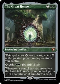 The Great Henge (Foil Etched) - Commander Masters - Magic: The Gathering card