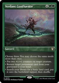 Verdant Confluence (Foil Etched) - Commander Masters - Magic: The Gathering card
